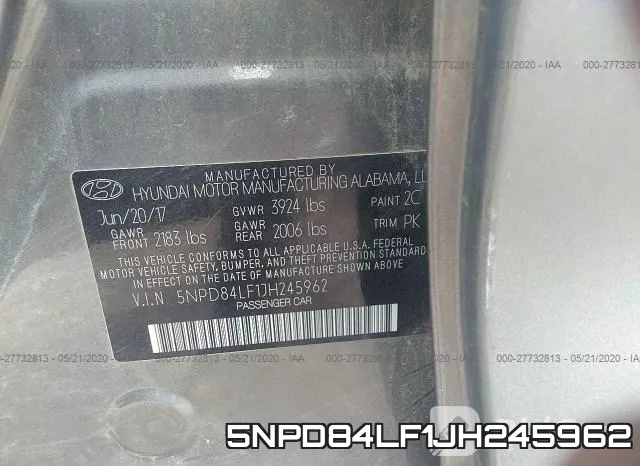 5NPD84LF1JH245962 фото 10