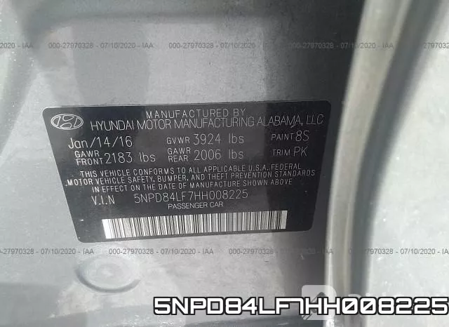 5NPD84LF7HH008225 фото 10