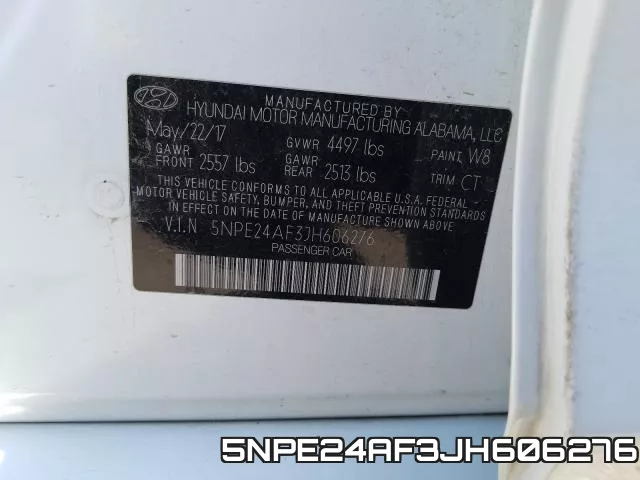 5NPE24AF3JH606276 фото 2
