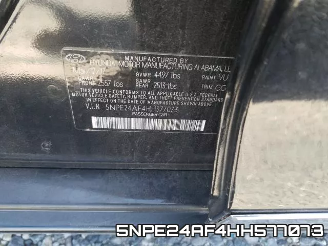 5NPE24AF4HH577073 фото 2