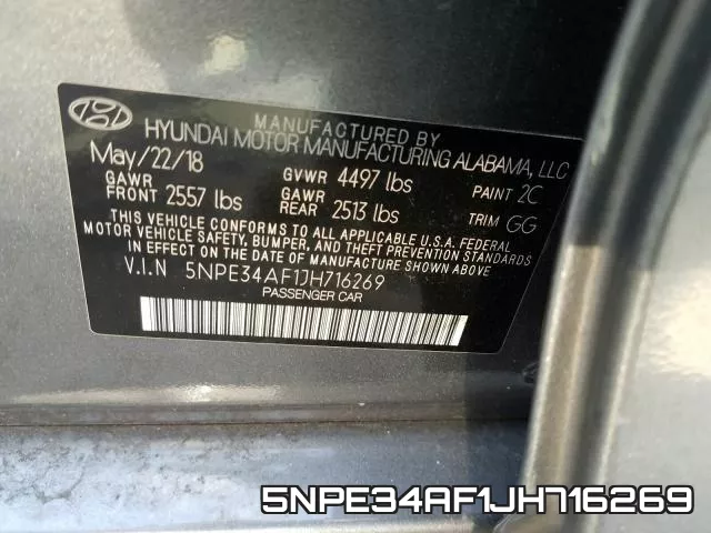 5NPE34AF1JH716269 фото 2