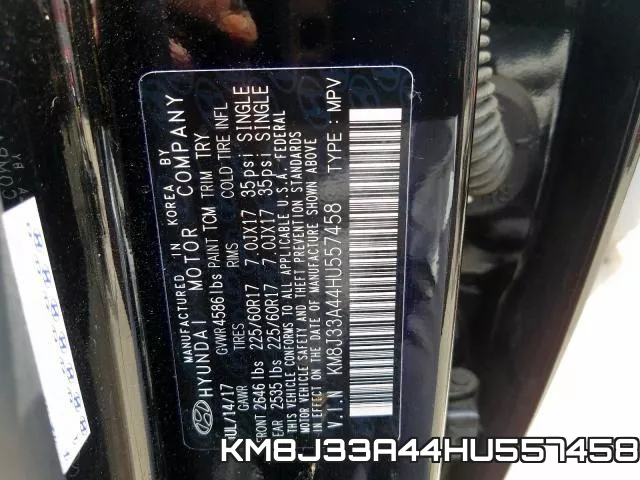 KM8J33A44HU557458 фото 2