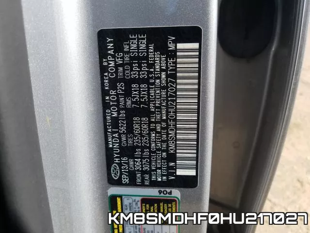 KM8SMDHF0HU217027 фото 2