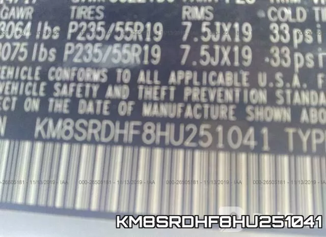 KM8SRDHF8HU251041 фото 10