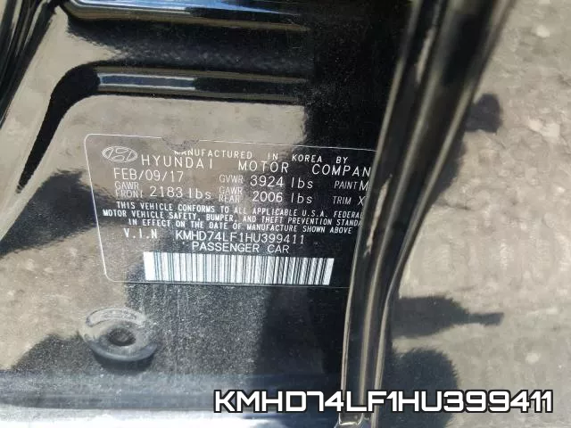 KMHD74LF1HU399411 фото 2