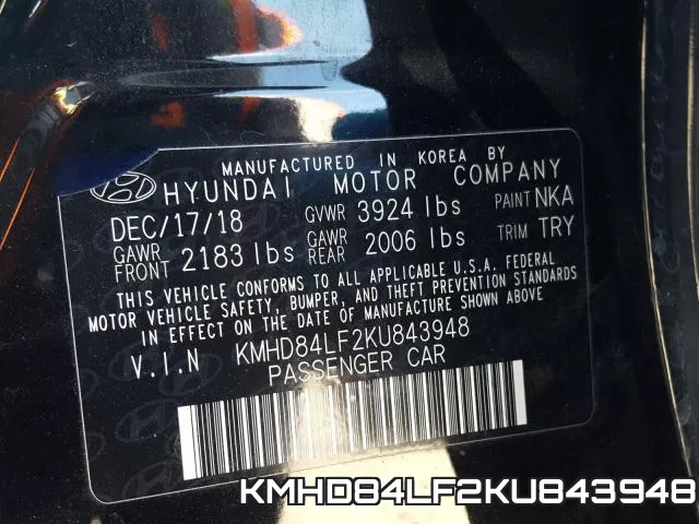 KMHD84LF2KU843948 фото 2