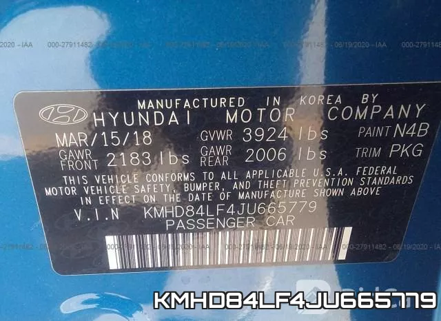 KMHD84LF4JU665779 фото 10