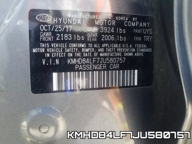 KMHD84LF7JU580757 фото 2