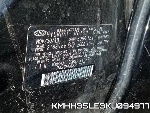 KMHH35LE3KU094977 фото 2