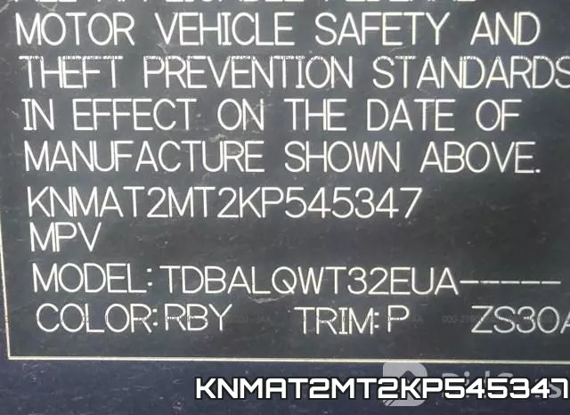 KNMAT2MT2KP545347 фото 10