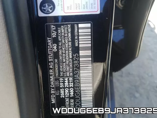 WDDUG6EB9JA373825 фото 2
