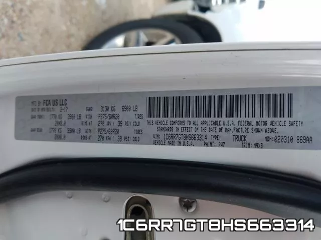 1C6RR7GT8HS663314 фото 2