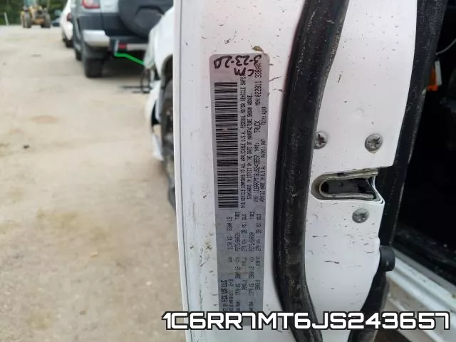 1C6RR7MT6JS243657 фото 2