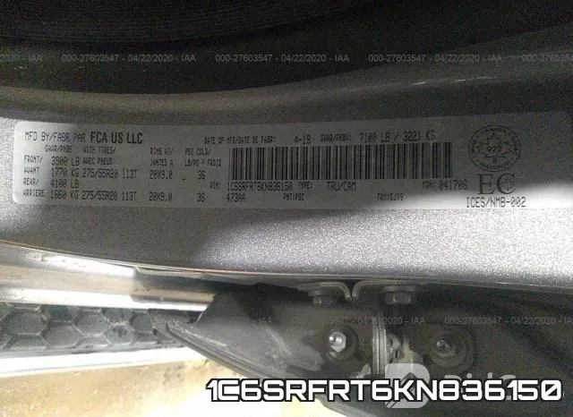 1C6SRFRT6KN836150 фото 10