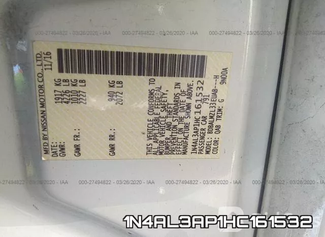 1N4AL3AP1HC161532 фото 10