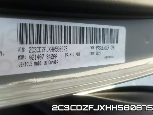 2C3CDZFJXHH580875 фото 2