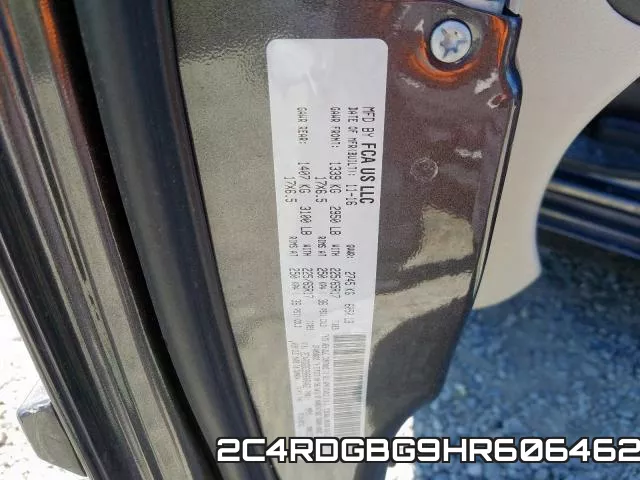 2C4RDGBG9HR606462 фото 2