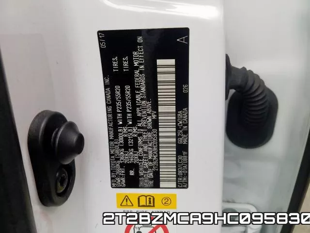 2T2BZMCA9HC095830 фото 2