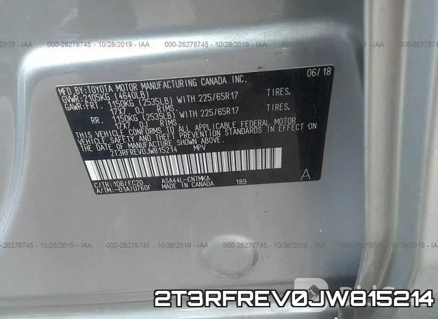 2T3RFREV0JW815214 фото 10