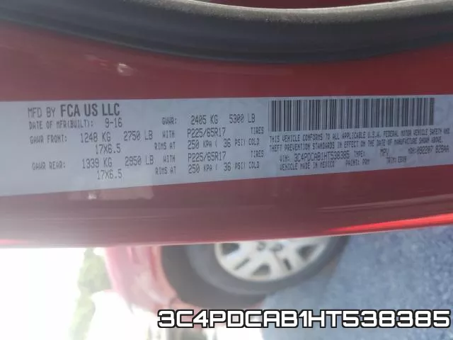 3C4PDCAB1HT538385 фото 2
