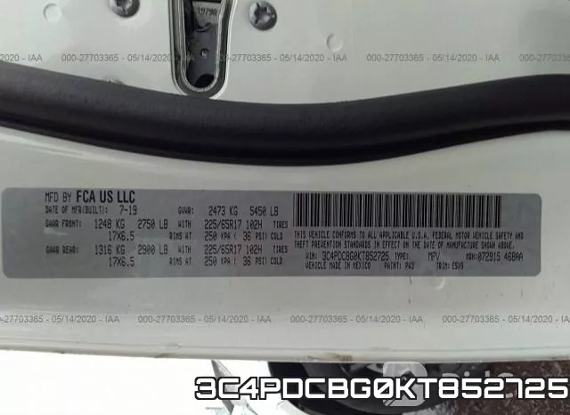3C4PDCBG0KT852725 фото 10