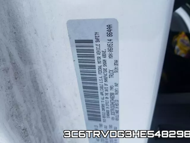 3C6TRVDG3HE548298 фото 2