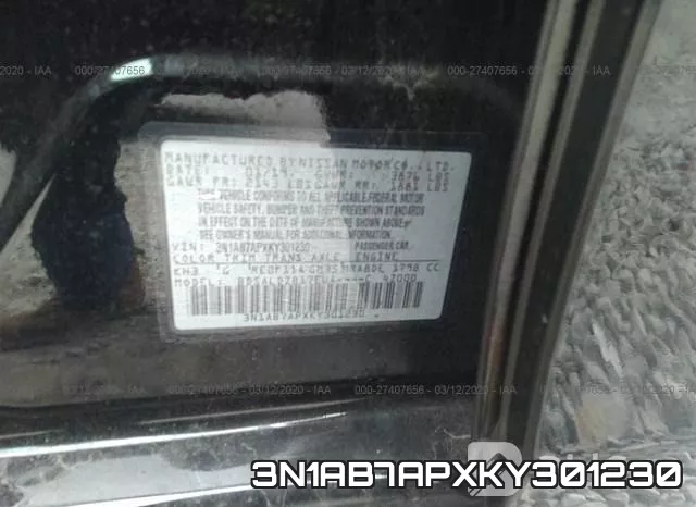 3N1AB7APXKY301230 фото 10