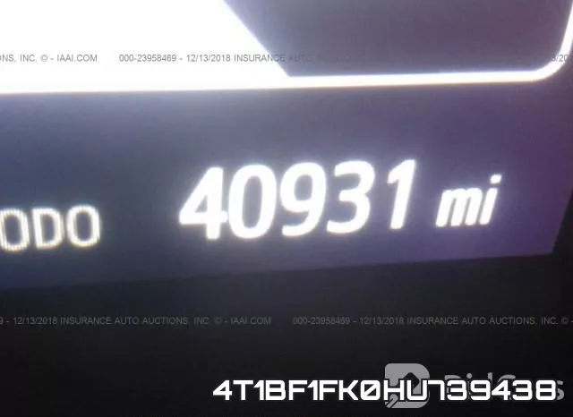 4T1BF1FK0HU739438 фото 8