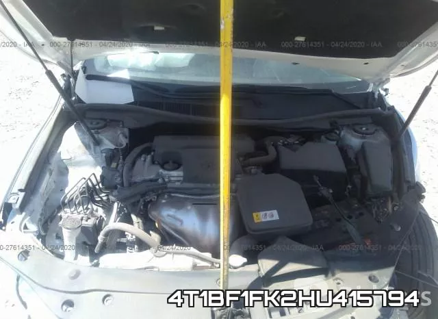 4T1BF1FK2HU415794 фото 2