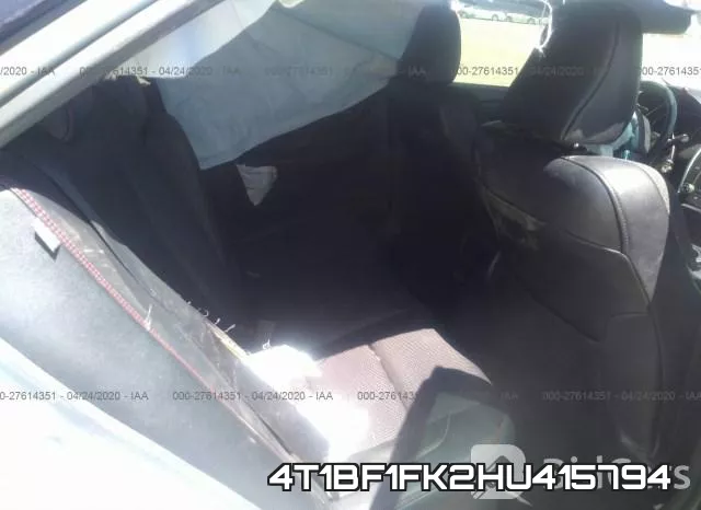 4T1BF1FK2HU415794 фото 9
