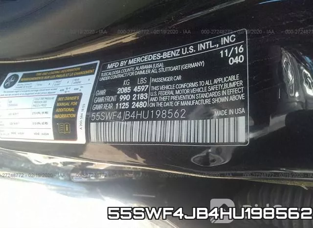 55SWF4JB4HU198562 фото 10