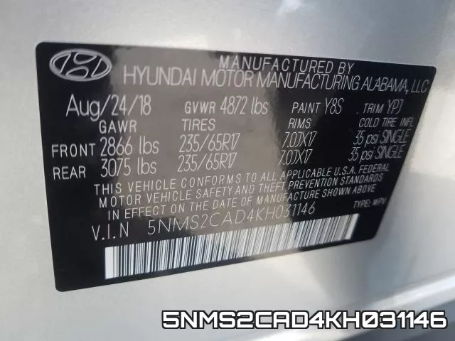 5NMS2CAD4KH031146 фото 2