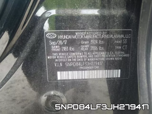 5NPD84LF3JH279417 фото 2