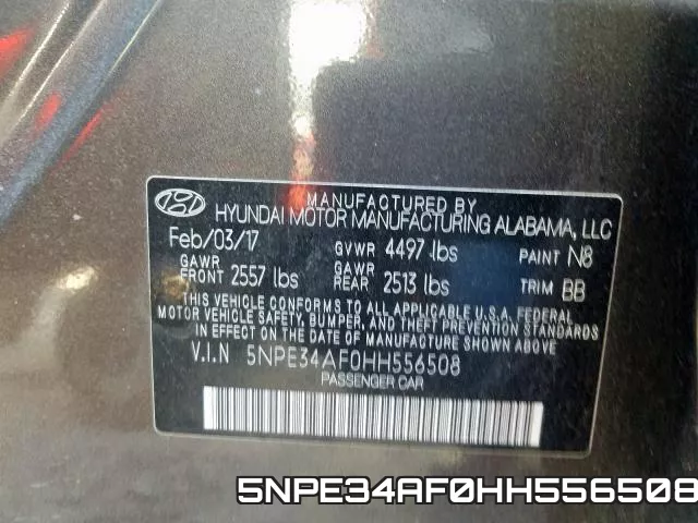 5NPE34AF0HH556508 фото 2