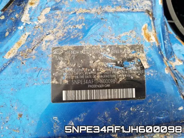 5NPE34AF1JH600098 фото 2