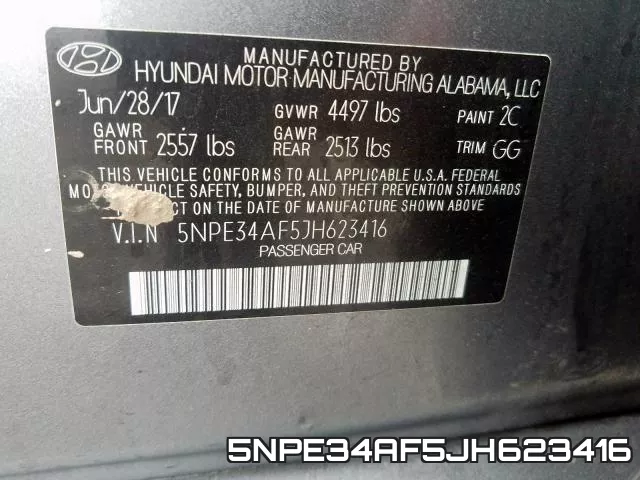 5NPE34AF5JH623416 фото 2