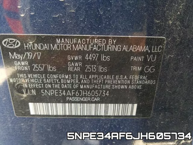 5NPE34AF6JH605734 фото 2