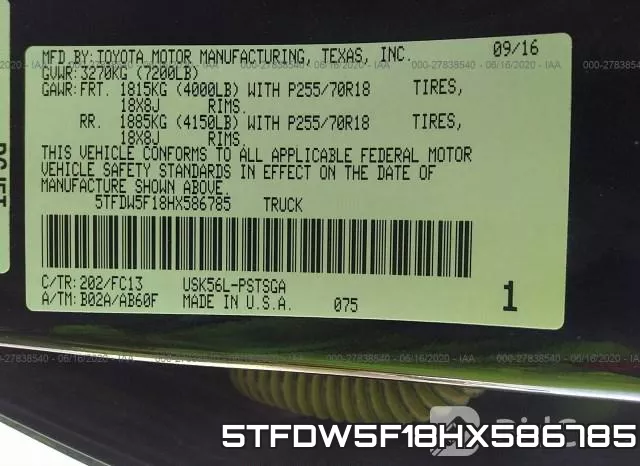 5TFDW5F18HX586785 фото 10