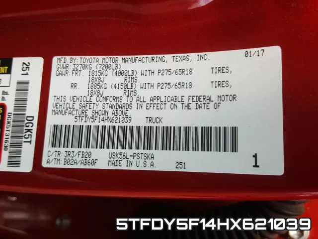 5TFDY5F14HX621039 фото 2