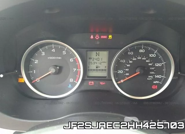 JF2SJAEC2HH425703 фото 8