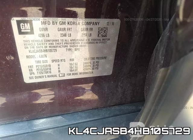 KL4CJASB4HB105729 фото 10