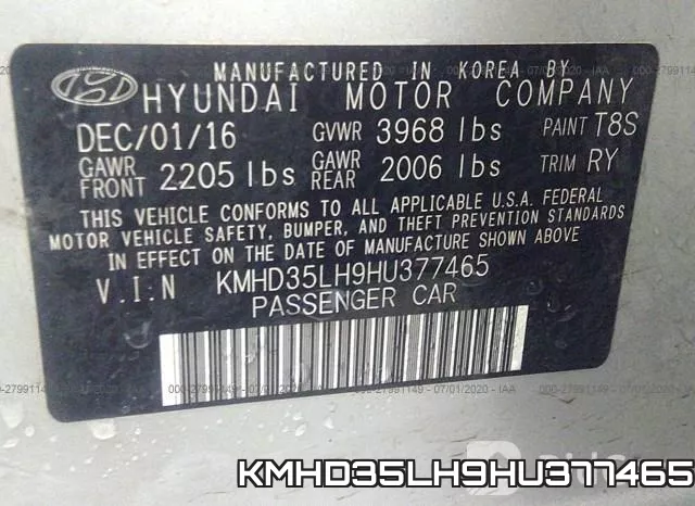 KMHD35LH9HU377465 фото 10