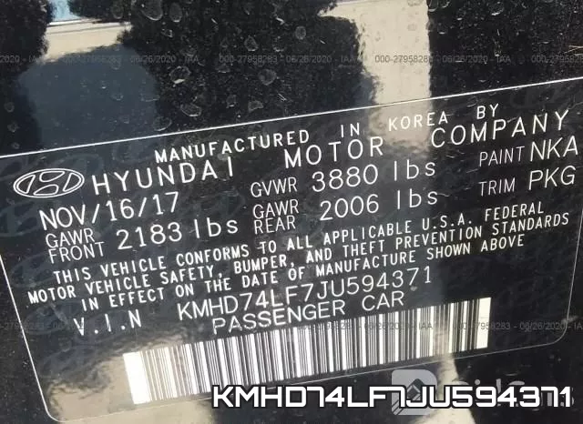 KMHD74LF7JU594371 фото 10
