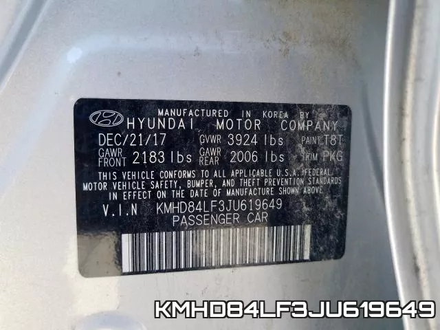 KMHD84LF3JU619649 фото 2