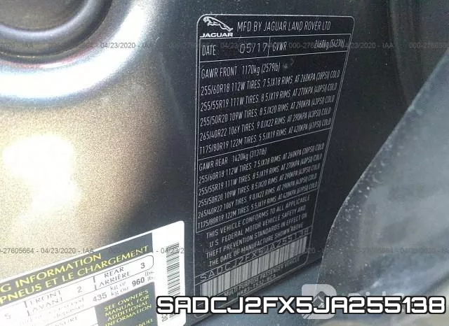 SADCJ2FX5JA255138 фото 10