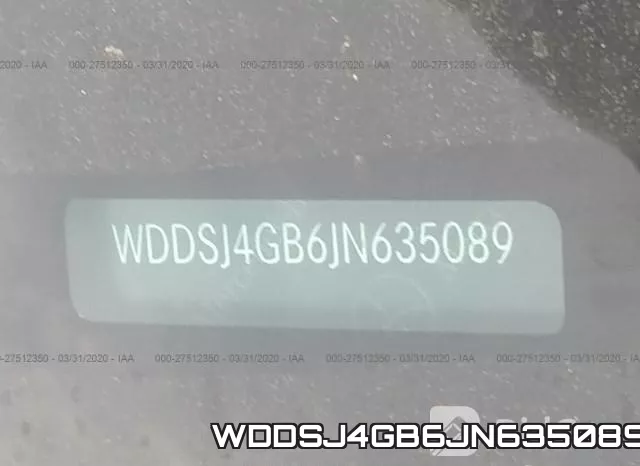 WDDSJ4GB6JN635089 фото 10