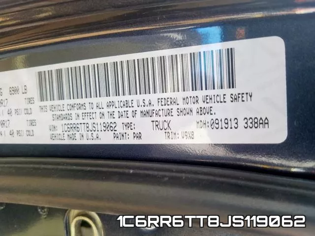 1C6RR6TT8JS119062 фото 2