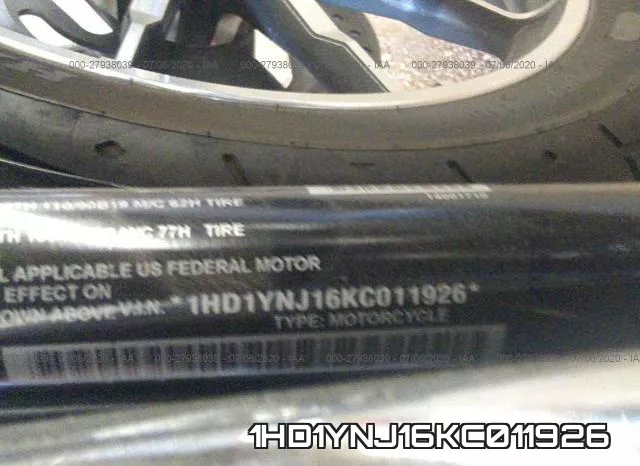 1HD1YNJ16KC011926 фото 2