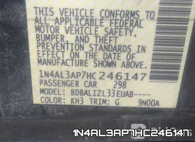 1N4AL3AP7HC246147 фото 10