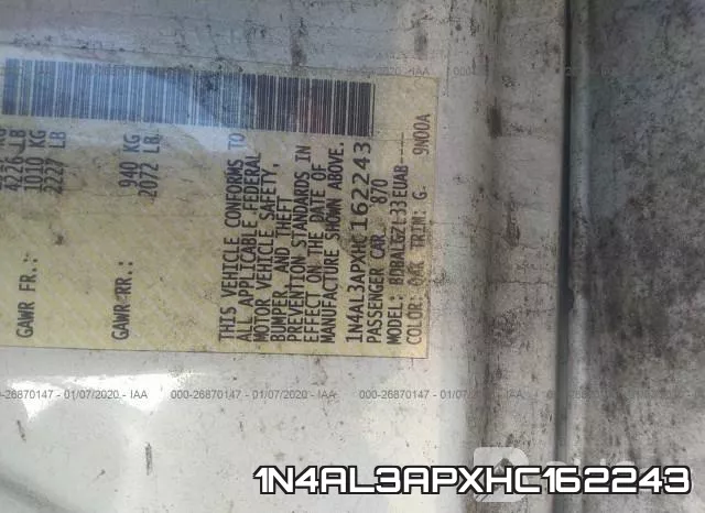 1N4AL3APXHC162243 фото 10